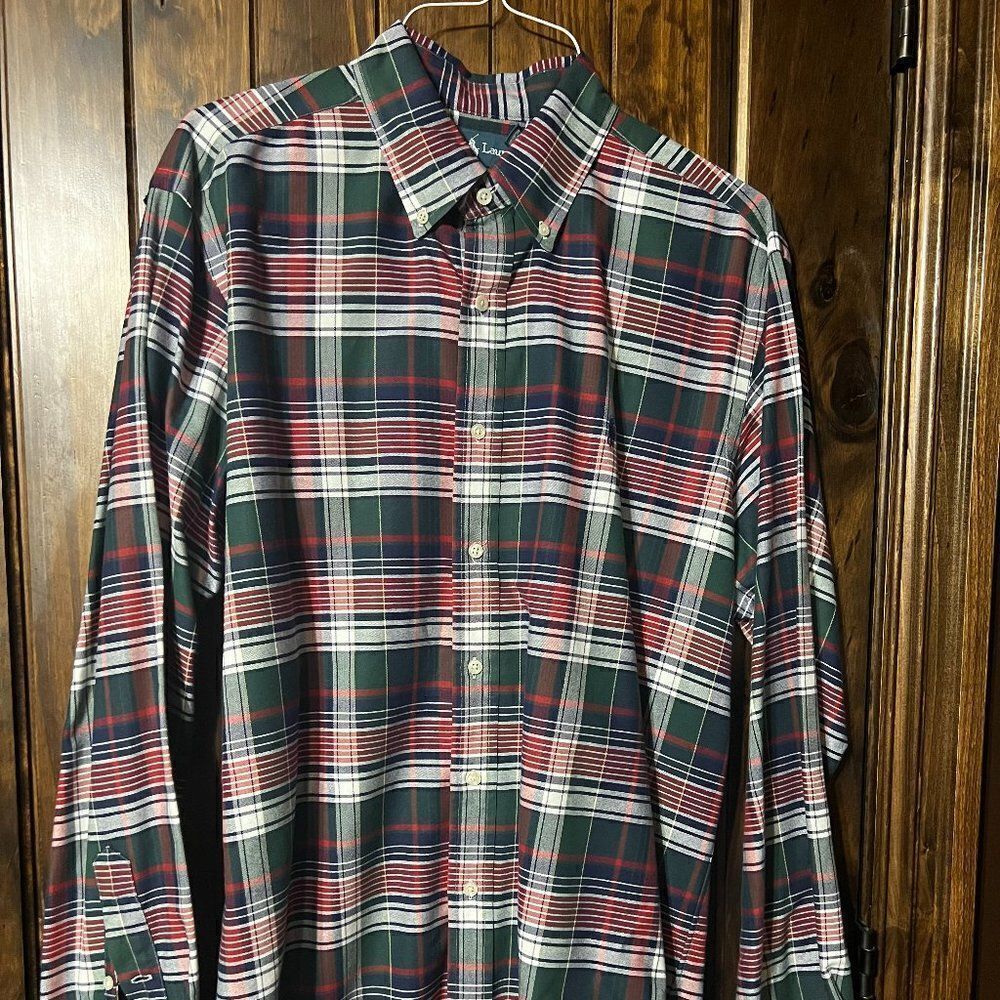 Ralph Lauren Classic Fit Long Sleeve Button Down Collared Shirt Size 16 34/35